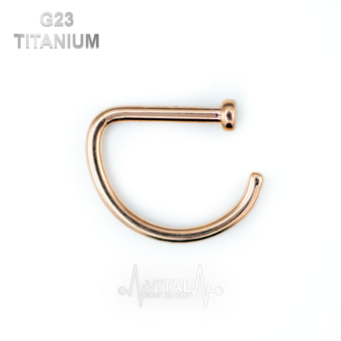5PCS/Lot 18G 20G Stainless Steel D Shape Fake Nose Piercing Nostril Ring  Nariz Clip Hoop for Women Man Body Jewelry - AliExpress
